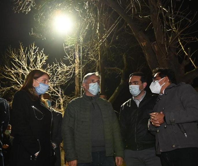 Avanza la instalación de luminarias LED en Villa El Libertador