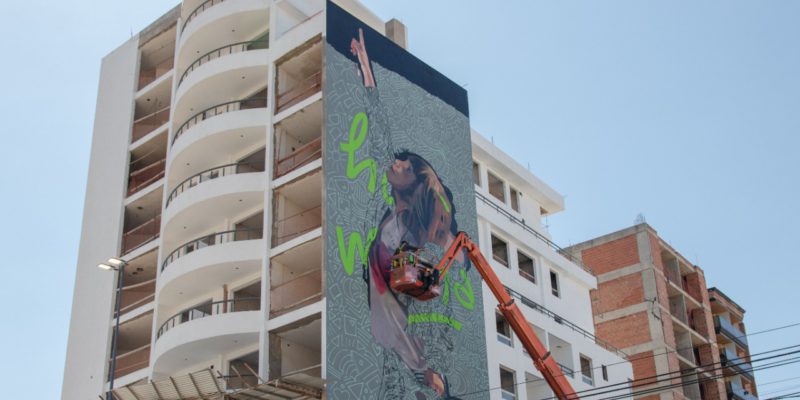 Arte Urbano: Avanza El Mural Del Artista Internacional Martín Ron