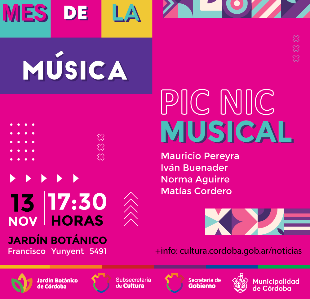 Pic Nic Musical" en el Jardín Botánico » Municipalidad de Córdoba