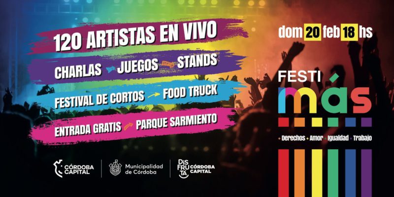 El “Festi MÁS” Llega Al Parque Sarmiento Para Cerrar La Semana “Córdoba Con Amor”