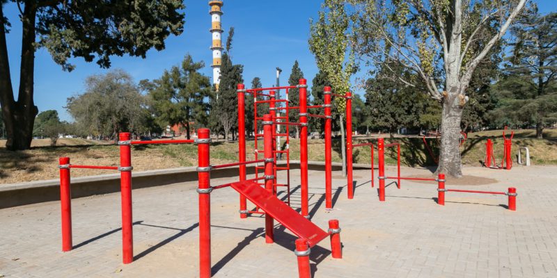 Con Novedosas Estaciones Infantiles Y Deportivas, Avanza La Primera Etapa De Revalorización Del Parque Sarmiento
