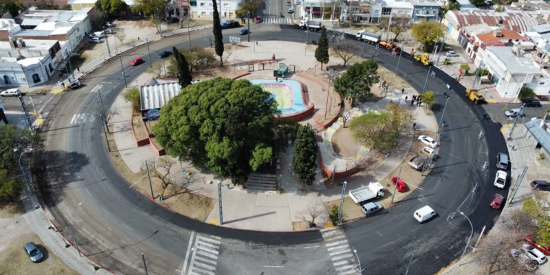 San Vicente: Rehabilitan La Rotonda De Plaza Urquiza