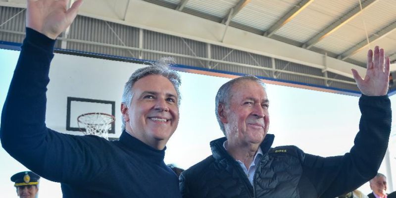 Llaryora Acompañó A Schiaretti En La Inauguración De Un Nuevo Polideportivo En Villa Retiro