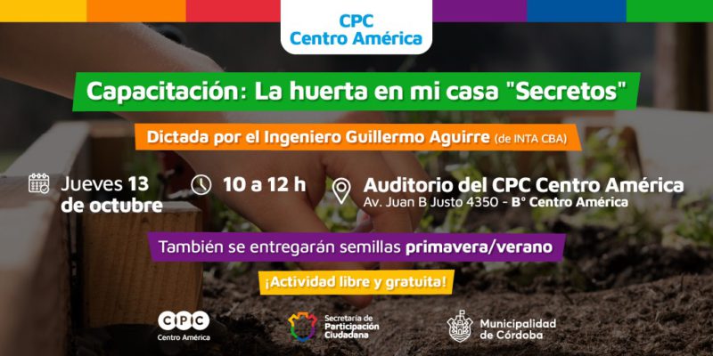 CPC Centro América Capacita En Huertas Orgánicas Para Los Hogares
