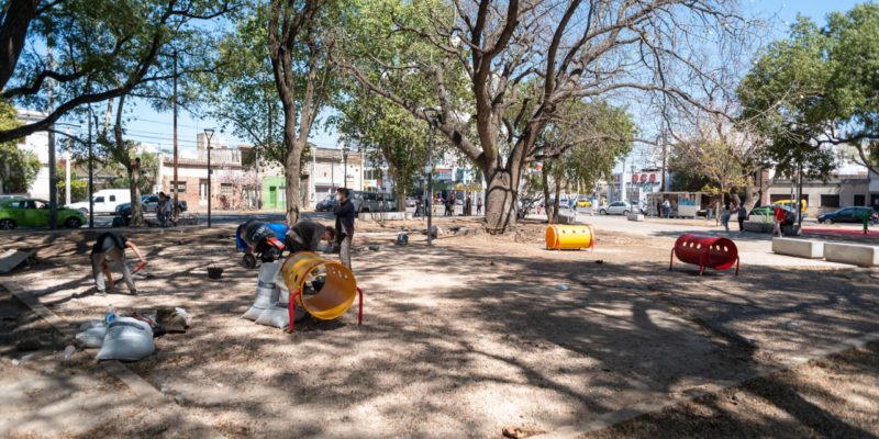 Canil Para Perros, Riego Por Aspersión Y Más Arbustivas Son Las Nuevas Incorporaciones De La Plaza Lavalle