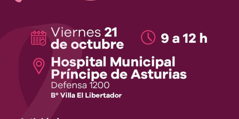 La Municipalidad Ofrecerá Charlas, Talleres Y Turnos Para Mamografías, En El Marco De Córdoba Rosa
