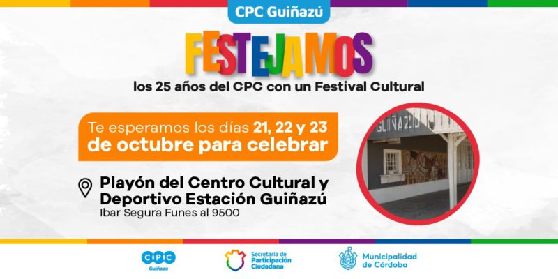 El CPC Guiñazú Cumple 25 Años Y Lo Celebra Con Un Festival Cultural