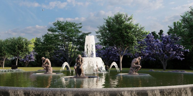 El Parque Las Heras-Elisa Volverá A Tener Una Fuente De Agua Y Recuperará Sus Esculturas Originales 