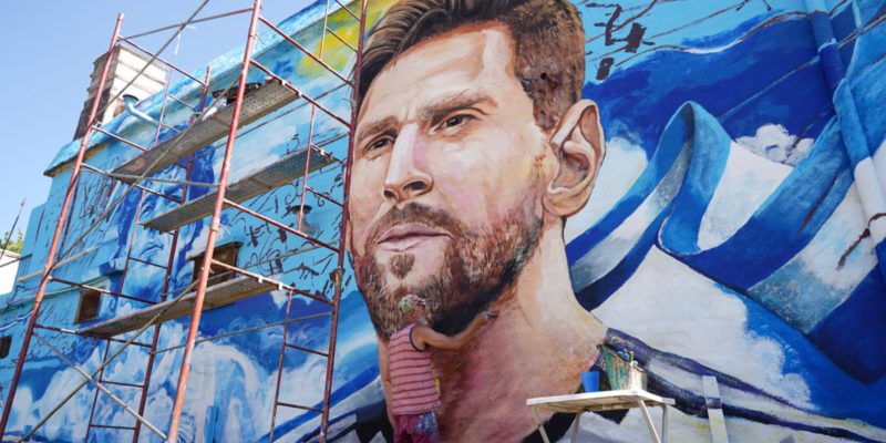 «Pasión», El Nuevo Mural De Messi Que Podrá Disfrutarse En Barrio Argüello