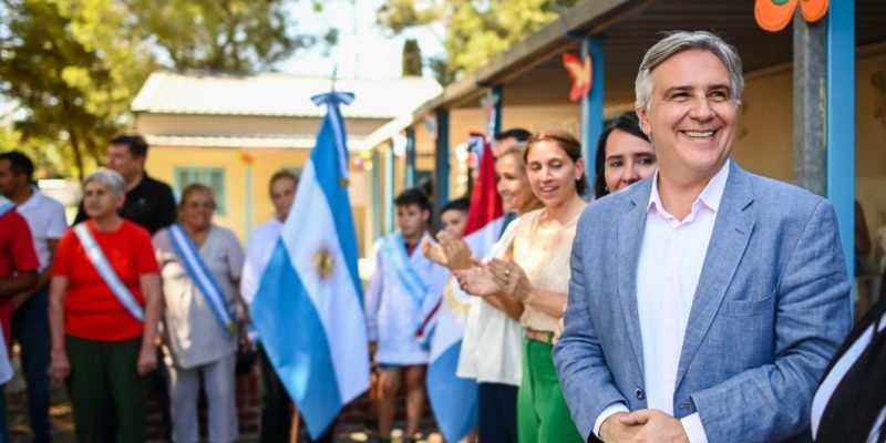LLaryora Inauguró El Aula 38 De Su Gestión En La Escuela Domingo Faustino Sarmiento