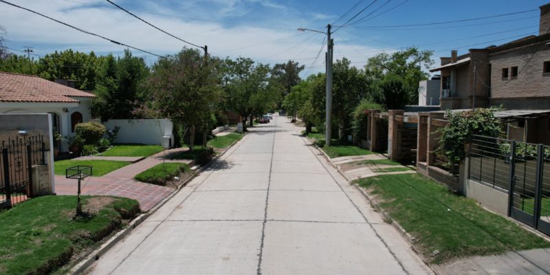 La Municipalidad Pavimentó Las Calles De Villa Solferino