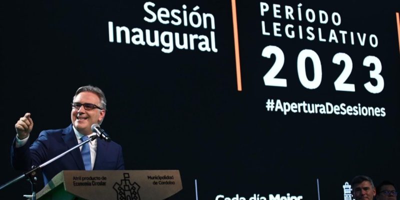 Sesión Inaugural Del Período Legislativo 2023: Discurso Del Intendente Martín Llaryora