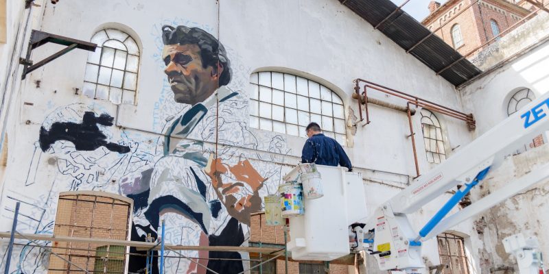 Alberdi: La Historia De La Ex Cervecería Quedará Retratada En Un Mural Gigante 