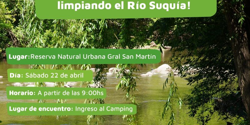 En El Día De La Tierra, La Reserva Natural San Martín Invita A Limpiar El Suquía