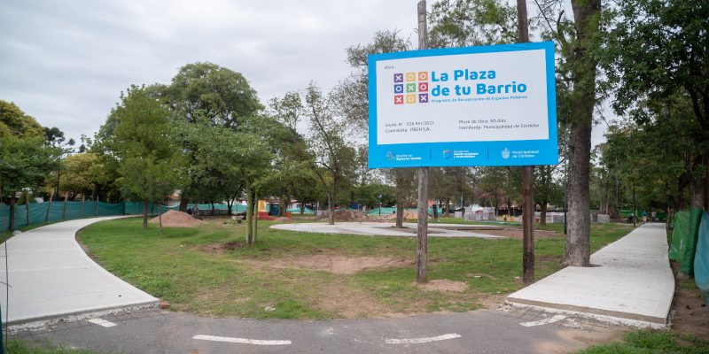 Barrio Marqués De Sobremonte: Comenzaron Las Obras De Recuperación De La Plaza 6 De Julio