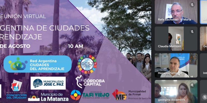 La Municipalidad De Córdoba Concreta Su Primera Participación En La Red Argentina De Ciudades Del Aprendizaje