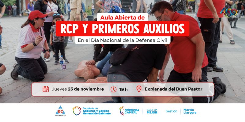 Mañana Defensa Civil Celebra Su Día Con Un Aula Abierta Gratuita De RCP Y Primeros Auxilios