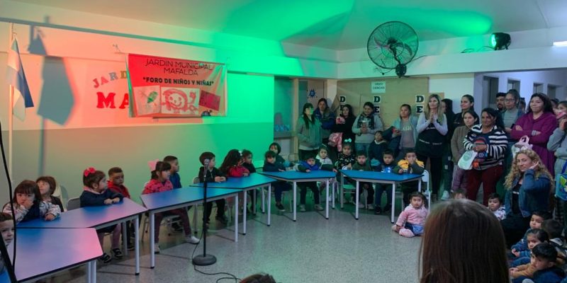 Niños Del Jardín Municipal Mafalda Participaron De Un Foro Que Promueve La Expresión, La Palabra Y El Pensamiento Desde Temprana Edad