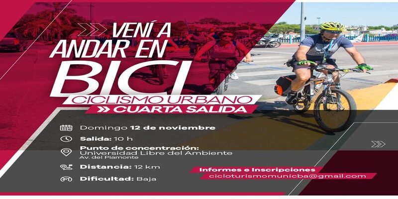 Nueva Salida De Ciclismo Urbano Organizada Por La Municipalidad De Córdoba