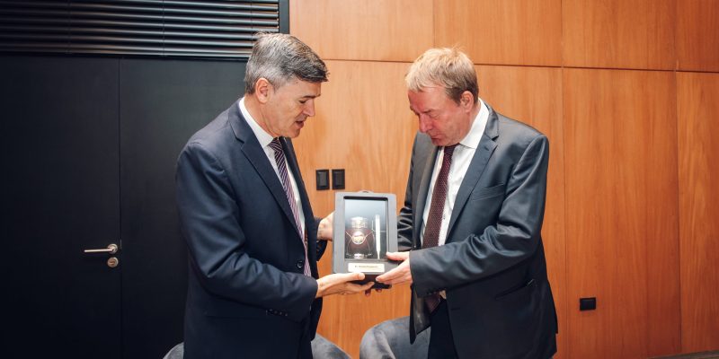 Passerini Recibió Al Embajador De La República Federal De Alemania, Dieter Lamlé