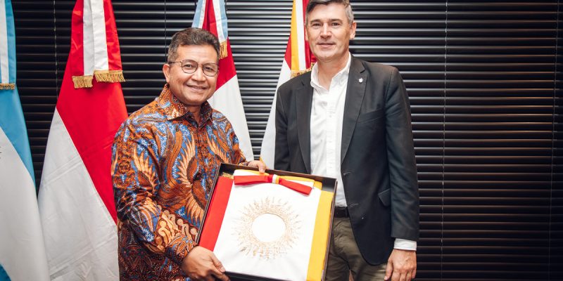 Passerini Recibió Al Embajador De Indonesia