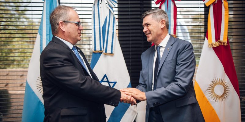 Passerini Y El Embajador De Israel En Argentina, Eyal Sela, Expresaron La Voluntad De Profundizar La Cooperación Mutua