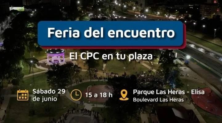 Feria Del Encuentro: Música, Baile, Vacunación Y Forestación En El Parque Las Heras-Elisa