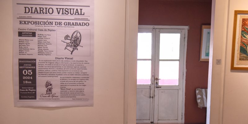 En La Casa De Pepino, El Grabado Refleja Los Tiempos Actuales Y Lo Cotidiano