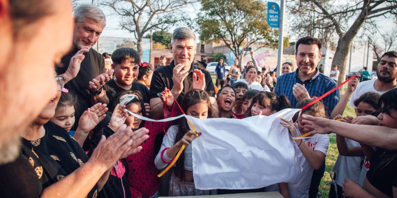 Passerini Inauguró La Segunda Plaza Revalorizada De Su Gestión: Ahora En Barrio Ampliación Panamericano