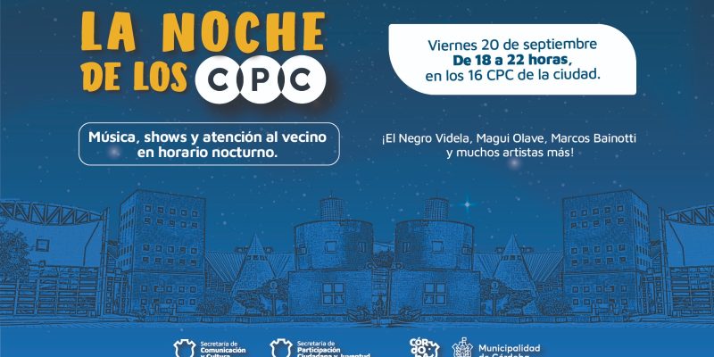 Hoy Será La «Noche De Los CPC»: Actividad Cultural Y Atención Al Vecino Hasta Las 22 Horas