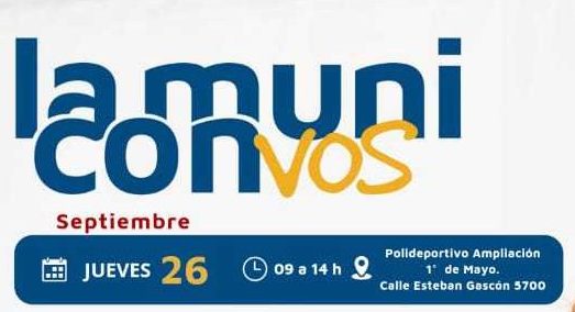 “La Muni Con Vos” Estará Presente En El Polideportivo De Ampliación Primero De Mayo