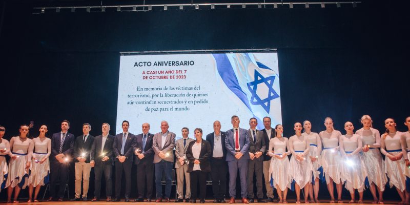 Passerini Participó Del Acto Recordatorio Por El Primer Aniversario Del Ataque Terrorista A Israel