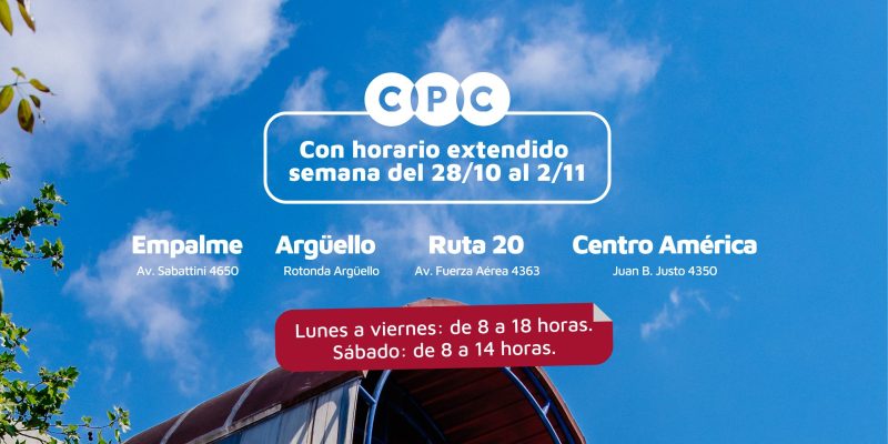 Esta Semana Abrirán Con Horario Extendido Los CPC De Argüello, Empalme, Centro América Y Ruta 20