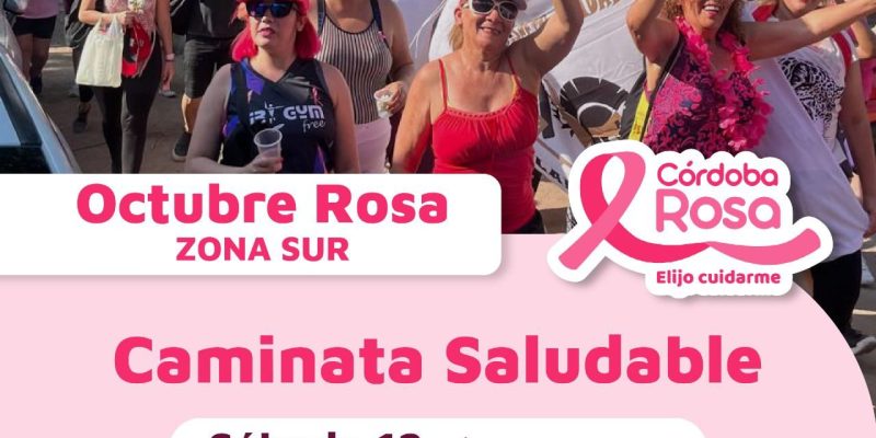 Caminata Saludable, Una De Las Actividades Propuestas Por El Municipio Para Seguir Concientizando Sobre El “Octubre Rosa