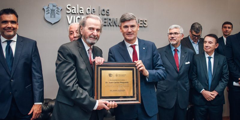 Passerini Acompañó El Reconocimiento De La Legislatura A Juan Carlos Maqueda, Por Su Labor Como Convencional Constituyente