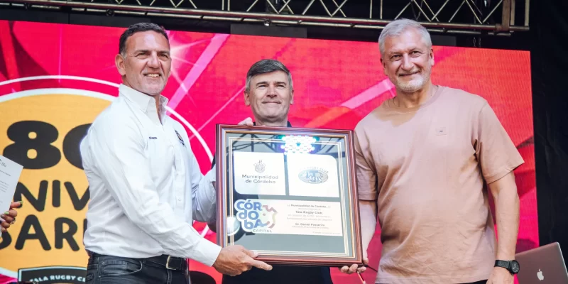 Passerini Acompañó Al Tala Rugby Club En Su 80° Aniversario: “Es Parte De La Historia De La Ciudad”