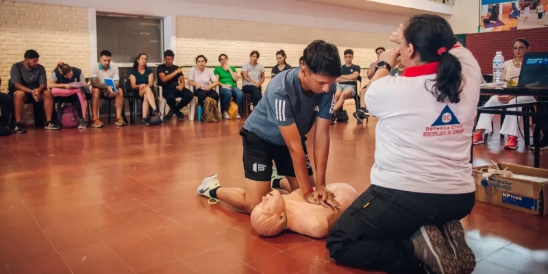 El Club Municipalidad Fue Escenario De Un Nuevo Curso Gratuito De Técnicas De RPC Y Primeros Socorros Urbanos