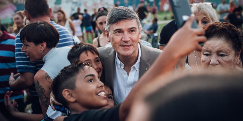 Passerini Inauguró Las Obras De Recuperación De 7000 Metros Cuadrados De La Plaza Ceferino Namuncurá