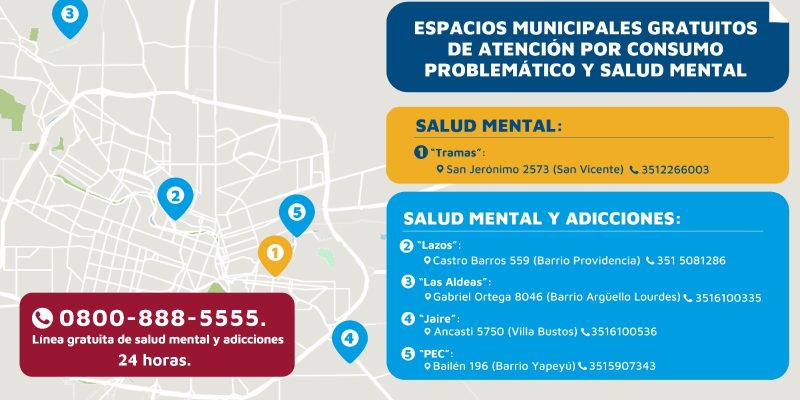 Cinco Lugares Y Una Línea Telefónica Municipal Donde Recibir Atención Gratuita En Salud Mental, Consumo Problemático Y Adicciones