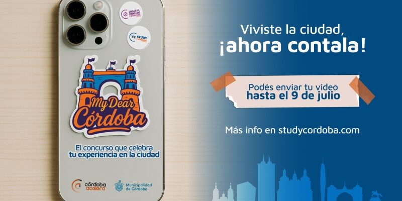 “My Dear Córdoba”: Convocatoria Para Compartir Experiencias En La Ciudad