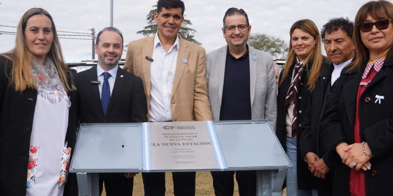 Colonia Tirolesa: El Ente Metropolitano Sumó Nuevo Equipamiento Para La Puesta En Valor De La Plaza “La Nueva Estación”