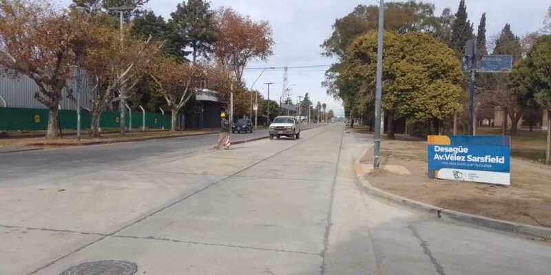 Finalizaron Las Obras Del Desagüe Pluvial En Vélez Sarsfield Y La Avenida Se Habilitó Al Tránsito