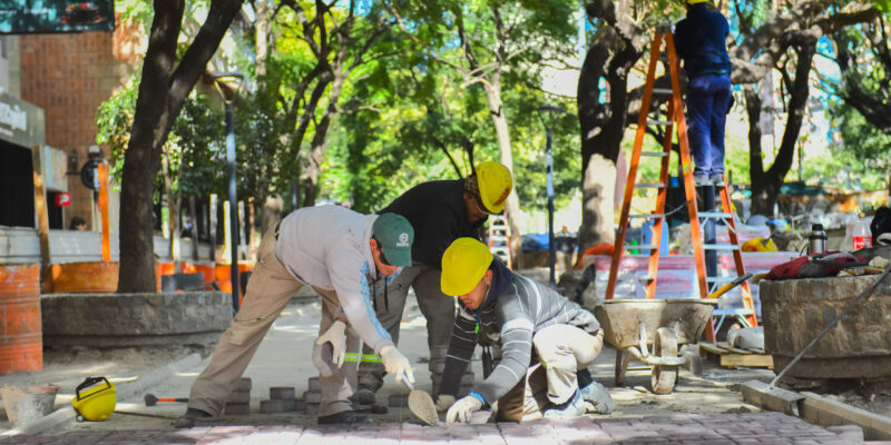 La Puesta En Valor De La Peatonal Ayacucho Presenta Un 30% De Avance