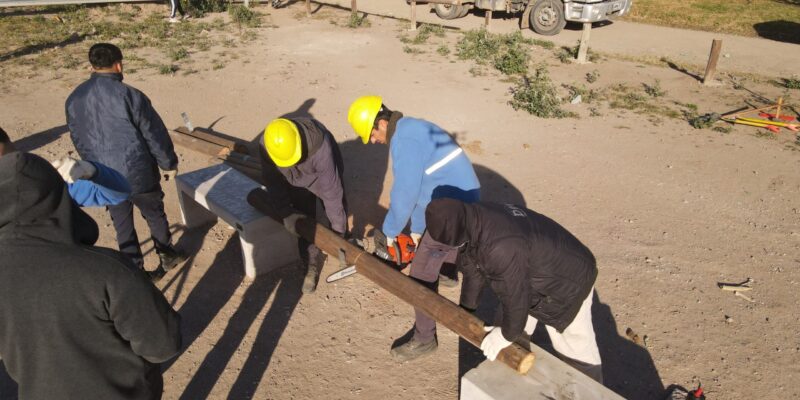 Tras El Retiro De 170 Toneladas De Residuos, La Plantación De árboles Da Forma Al Nuevo Espacio Comunitario De La Ciudad