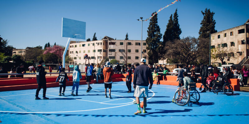 Barrio SEP Tiene Un Nuevo Playón Deportivo Construido Con Fondos Del Presupuesto Participativo Barrial