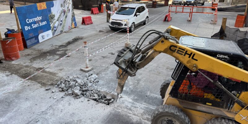 Las Primeras Tres Cuadras Del Corredor San Juan Alcanzan Un 70% De Avance Y Mañana La Obra Se Trasladará De Carril