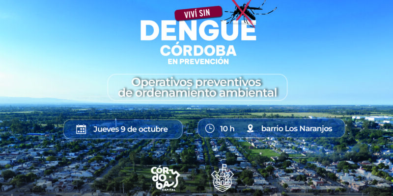 Dengue: Sin Casos En La Ciudad, La Municipalidad Inicia Los Operativos Preventivos De Ordenamiento Ambiental