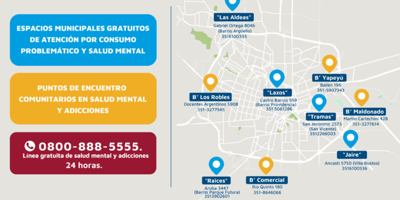 Nueve Espacios Municipales Gratuitos A Donde Acudir Por Ayuda Y Acompañamiento En Salud Mental Y Consumo Problemático
