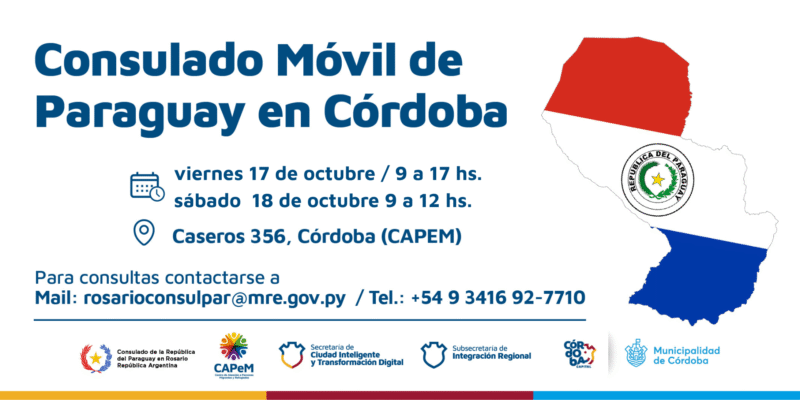 El Consulado Móvil De Paraguay Vuelve A CAPeM Para Visación De Documentos