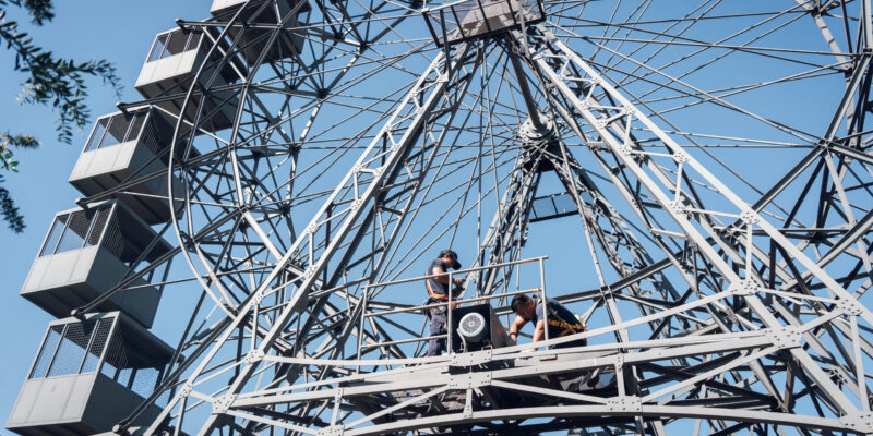 La Rueda Eiffel Del Parque Sarmiento Giró Por Control Y Conservación